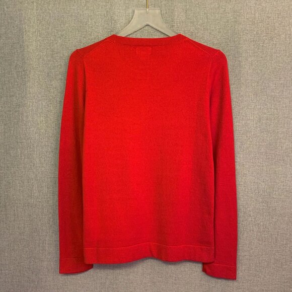 J.Crew Teddie sweater Sequenced "merry" color red - NWT - Picture 7 of 7